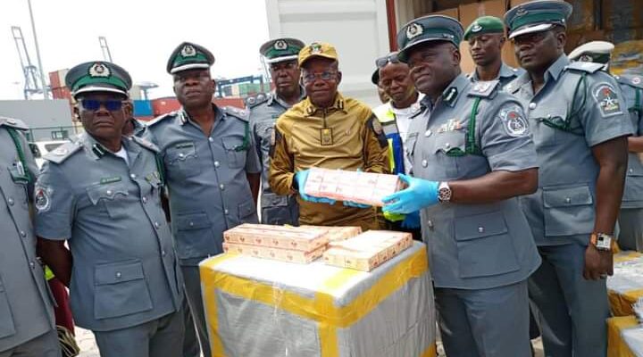 Lagos FTZ Customs Command In Historic N9bn Tramadol Seizures, Hands It Over to NDLEA